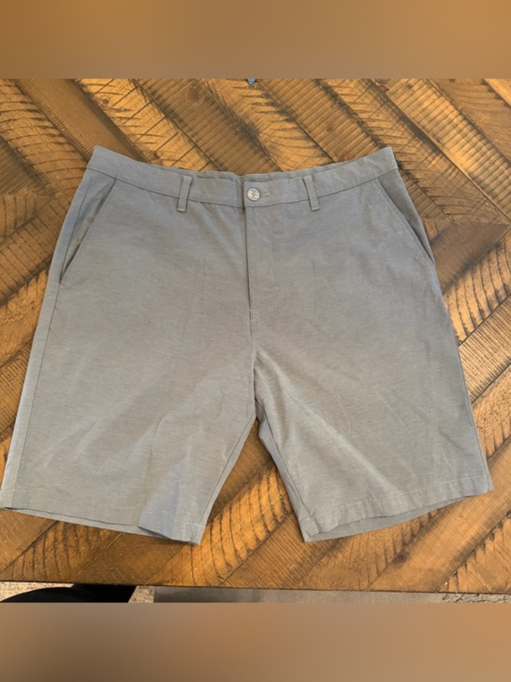 Callaway Men's Light Gray Flat Front Performance Shorts